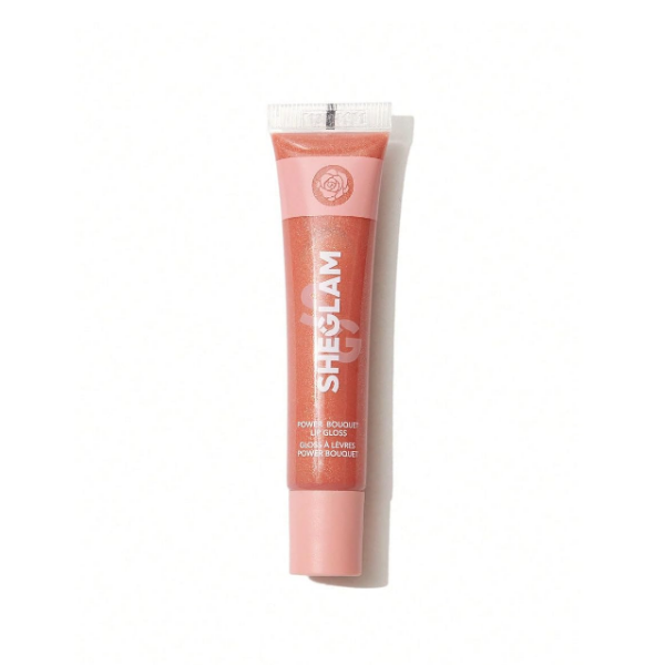 Sheglam Lip Gloss Power Bouquet Tono  Pink Slip 12Ml