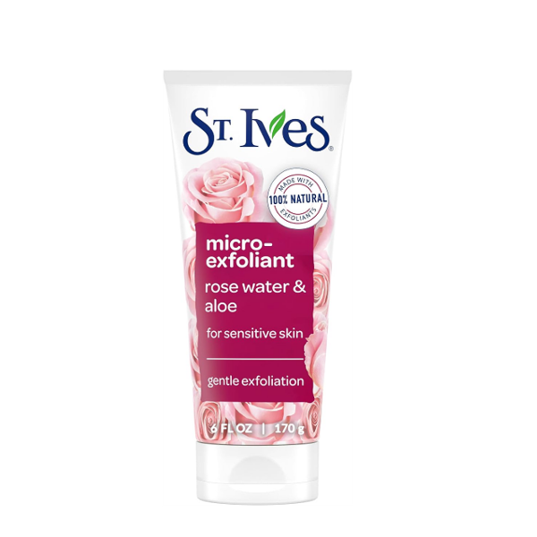 St Ives Facial Micro Exfoliante Rose Water & Aloe 170Gr