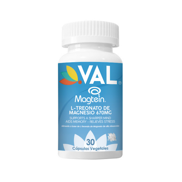 Treonato De Magnesio 670Mg X 30 Cápsulas Val