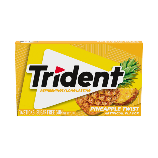 Trident Perfect Pinneaple Twist Sin Azúcar X 14Sticks