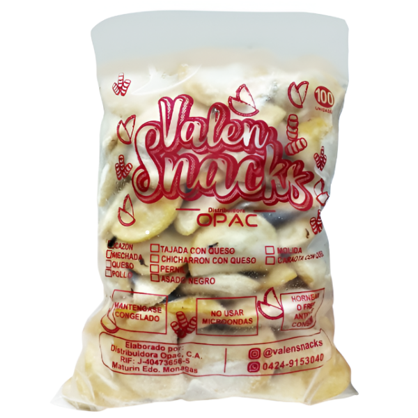 Valen Snacks Empanadas Cazon X 100 Unidades
