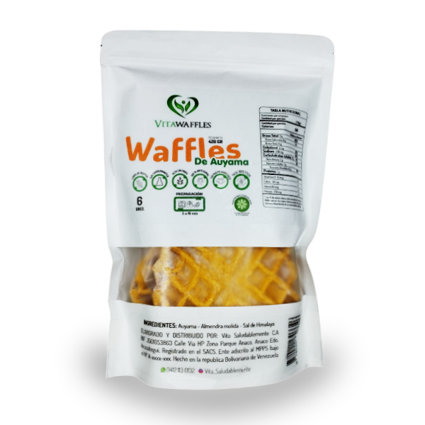 Vitawafles Wafles De Auyama Precios 6 Unidades
