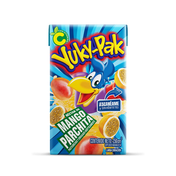 Yuky-Pak Jugo Mango Parchita Uht 250Ml