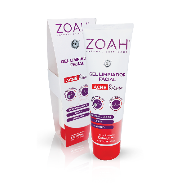 Zoah Gel Limpiador Facial Acne Rescue 120Ml