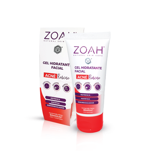 Zoah Gel Hidratante Facial Acne Rescue X 50Ml.