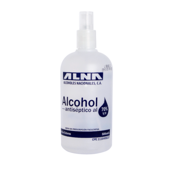 Alcohol Antiseptico Spray 70% 500Ml Alna