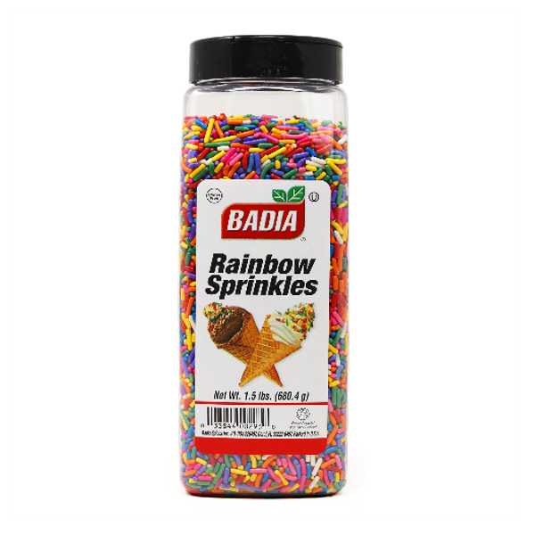 Badia Rainbow Sprinkles/Lluvia De Colores 680.4Gr