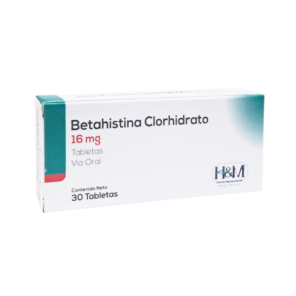 Betahistina 16Mg X 30 Tabletas Hym