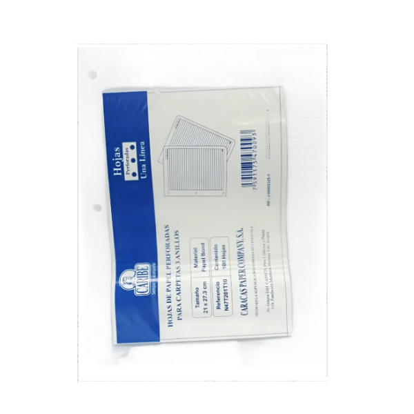 Caribe Hojas Ponchadas X 100 Hojas