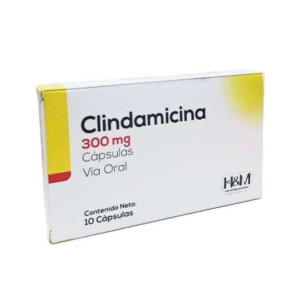 Clindamicina 300Mg X 10 Capsulas Hym