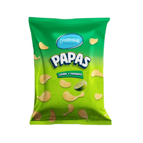 Crustissimo Papas Limon Y Pimienta 115Gr