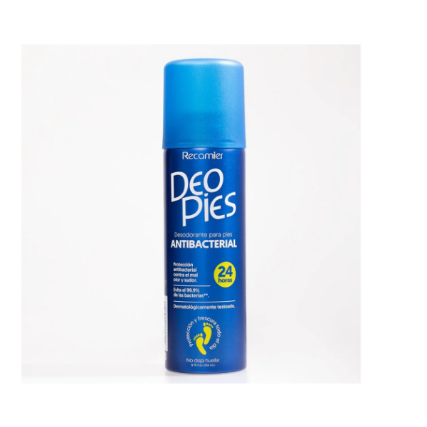 Deopies Desodorante Spray Para Pies Antibacterial 260Ml.