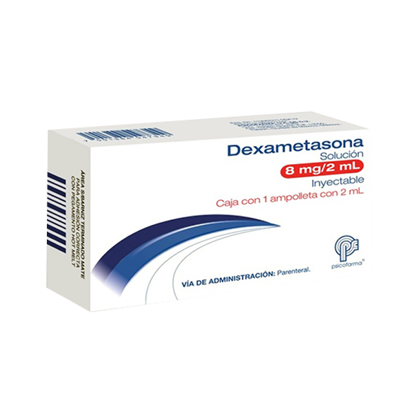 Dexametasona Ampolla 8Mg/2Ml I.M/I.V/I.A Psicofarma