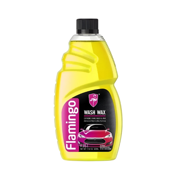 Flamingo Lavado Y Encerado De Brillo Extremo X 500Ml