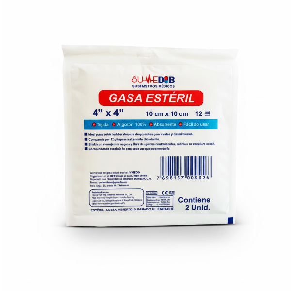 Gasa Esteril (4X4) Sumedib