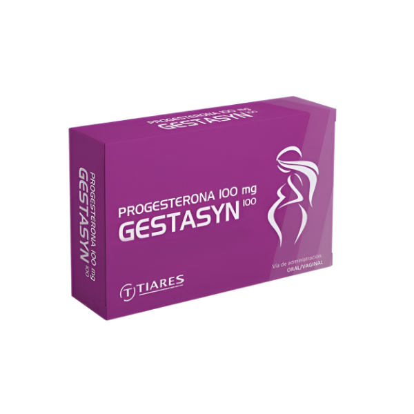 Gestasyn Progesterona 100Mg X 10 Capsulas Oral /Vaginal Tiares