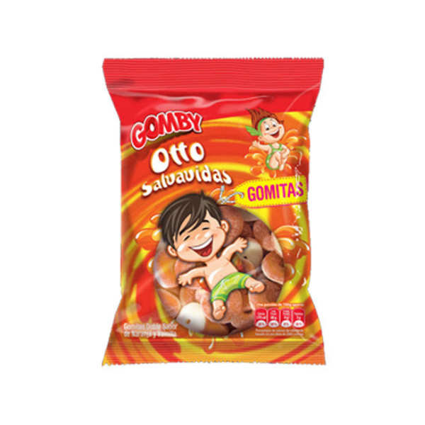 Gomby Tibu Gomitas Doble Sabor  De Naranja Y Vainilla 100Gr