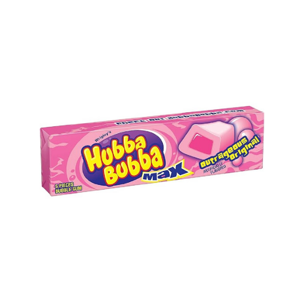 Hubba Bubba Max Chicle X 5 Piezas