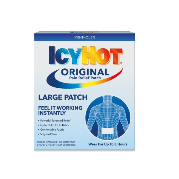 Icyhot Parche Grande Para Dolor Lidocaina 4% X 5 Unidades