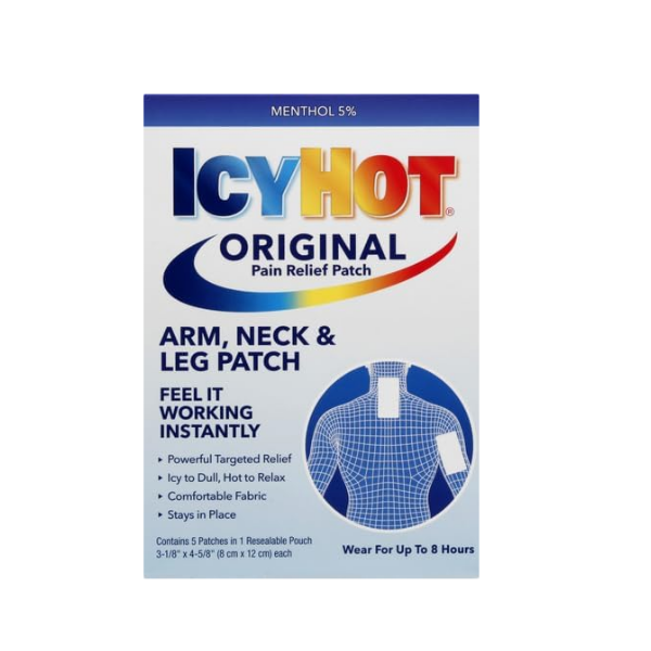Icyhot Parche Para Dolor Brazo Cuello Pierna X 5 Unidades