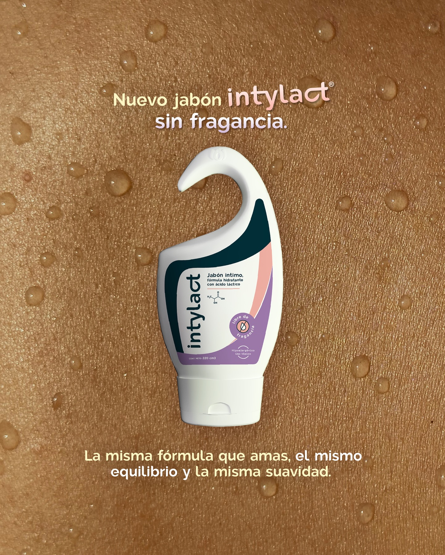 Intylact Jabon Intimo Sin Fragancia 220Ml - Imagen 2