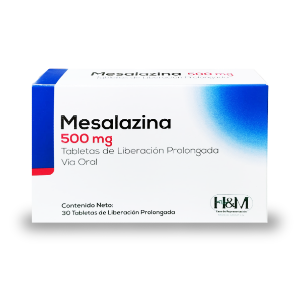 Mesalazina 500Mg X 30 Tabletas  Hym