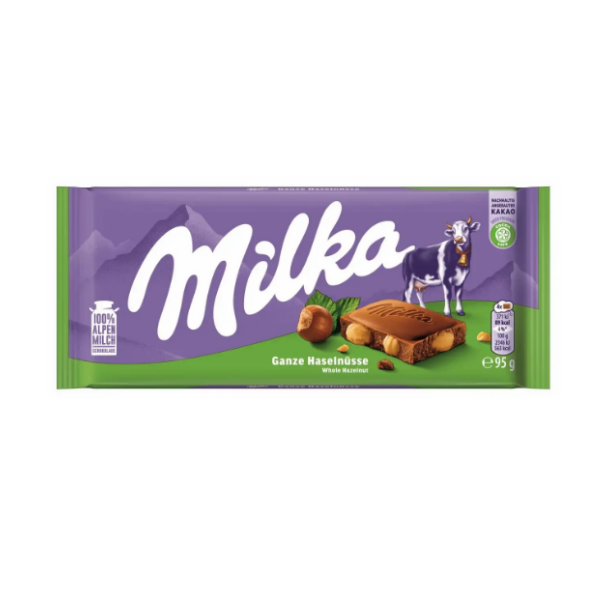 Milka Chocolate Ganze Haselnusse 95Gr.
