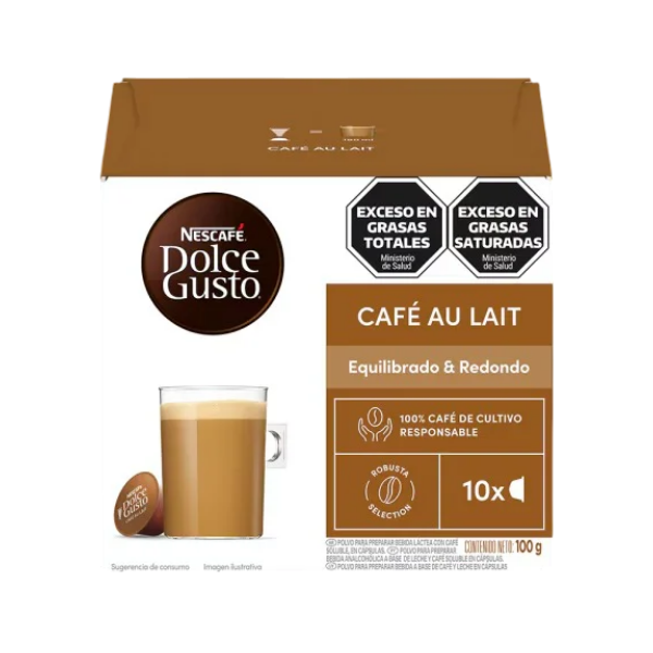 Nescafé Dolce Gusto / Café Con Leche 10 Cápsulas