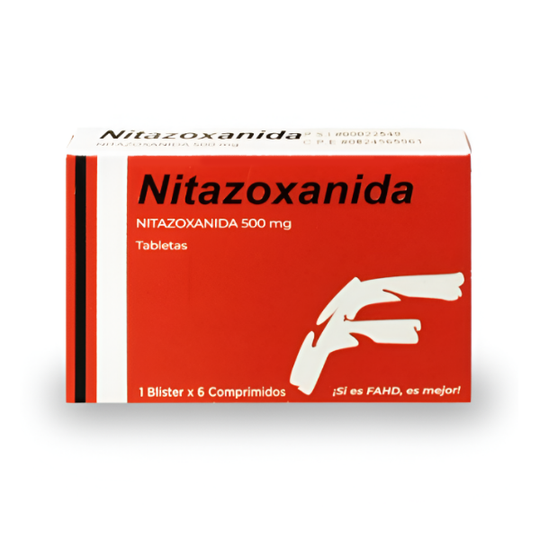 Nitazoxadina 500Mg. X 6 Comprimidos Fahd