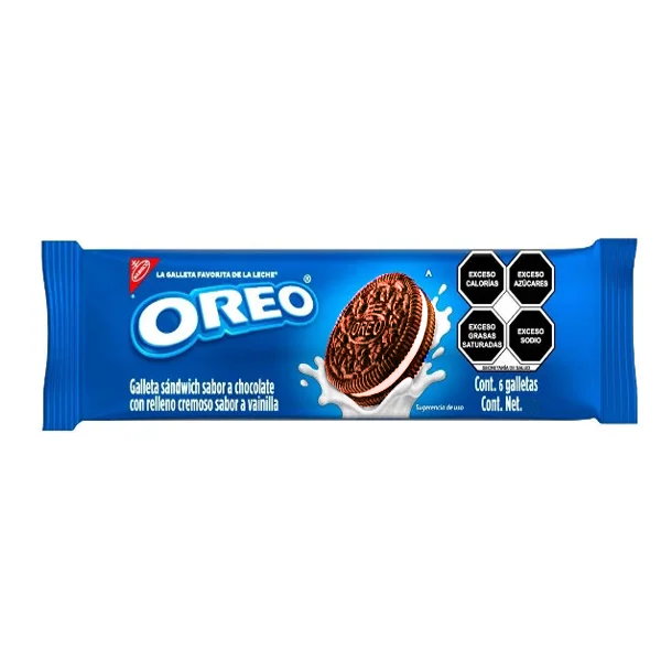 Oreo Galletas Chocolate X 6 Unidades