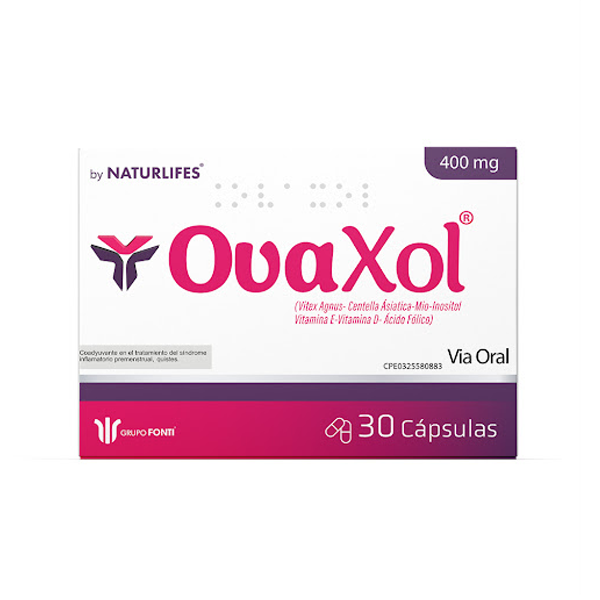 Ovaxol 400Mg X 30 Cápsulas Natur Life´S