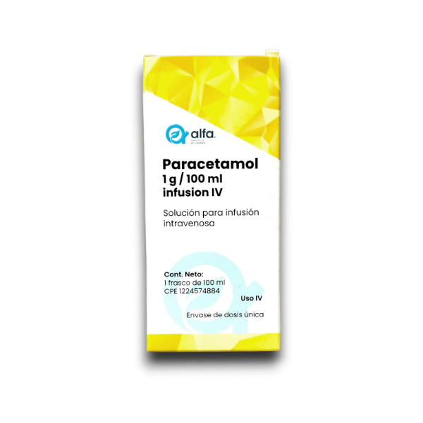 Paracetamol Ampolla  1Gr 100Ml I.V Alfa