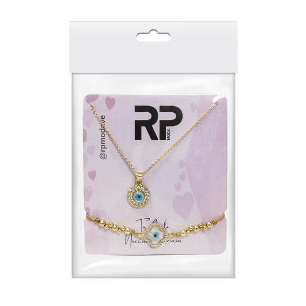 Rp Moda Set Cadena Pulsera Cdn.Pls