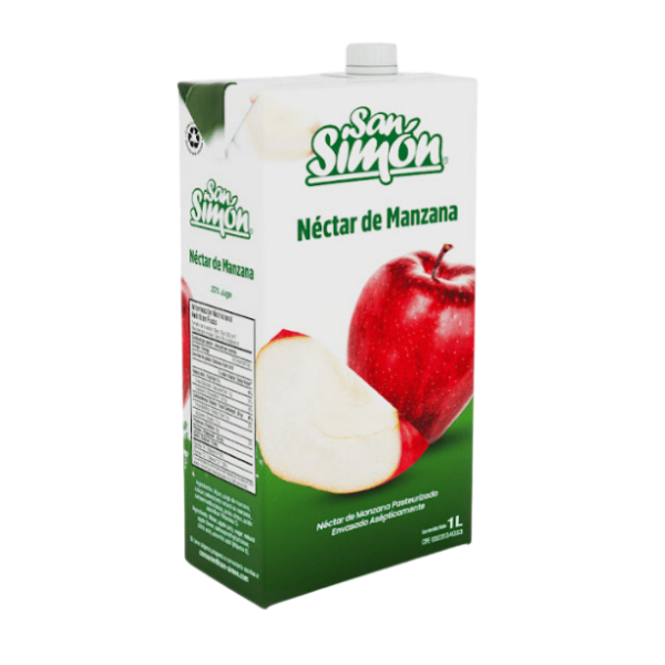 San Simon Uht Jugo Manzana 1Lt