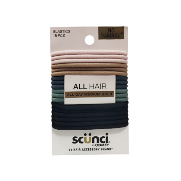 Scunci Set de 18 Piezas Ligas Para El Cabello