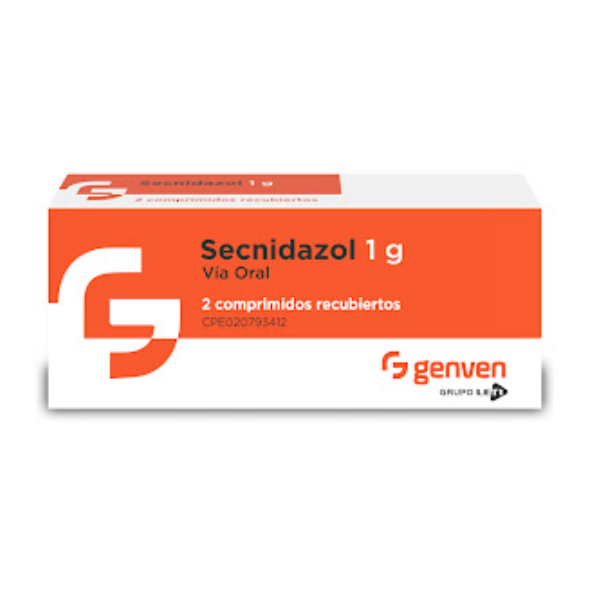 Secnidazol 1Gr X 2 Tabletas Genven