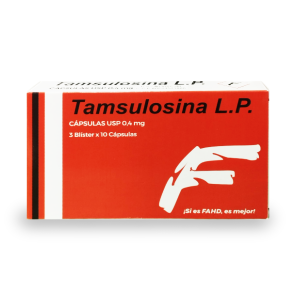 Tamsulosina L.P 0.4Mg X 30 Tabletas  Fahd