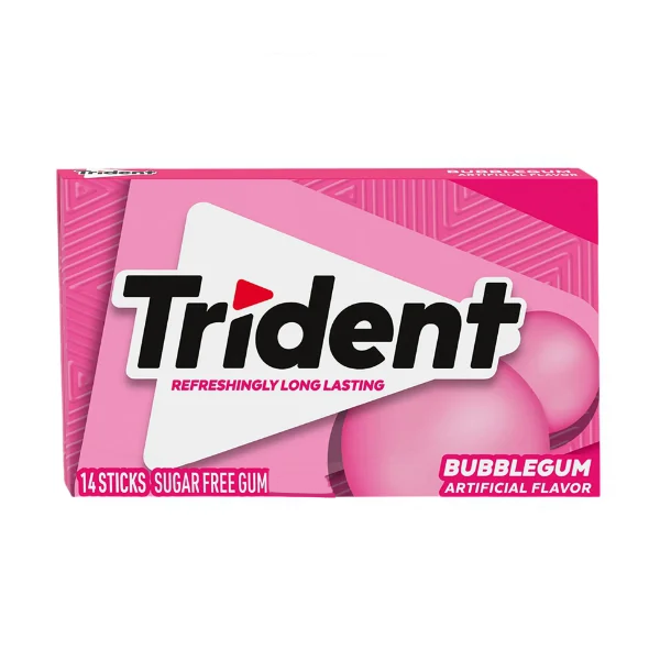 Trident Bubblegum Sin Azúcar X 14Sticks