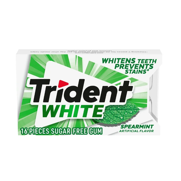 Trident Spearmint Sin Azucar X 16 Sticks