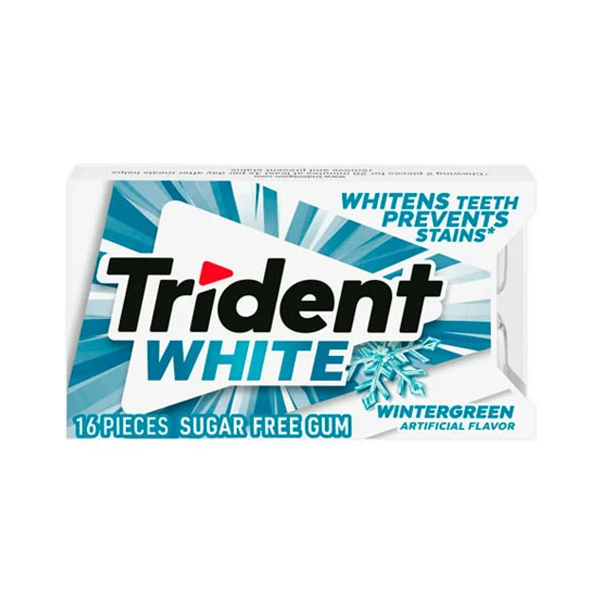 Trident Wintergreen Sin Azucar X 16 Sticks