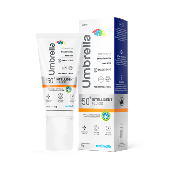 Umbrella Intelligent Emulsión Spf50 X 50Gr Medihealth