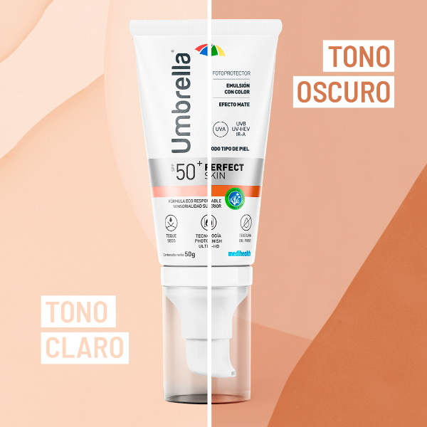Umbrella Skin Spf50+ Tono Oscuro X 50Gr Medihealth - Imagen 3