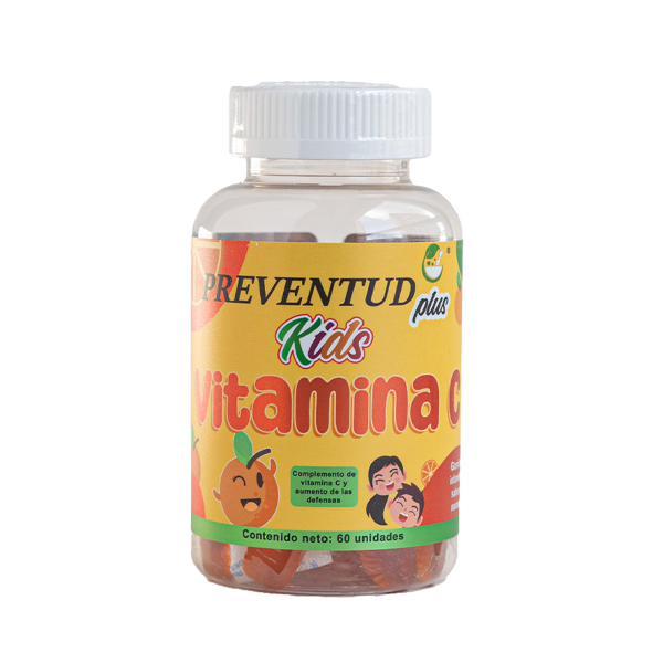 Vitamina C Kids Naranja X 60 Gomitas. Preventud