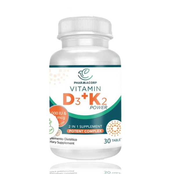 Vitamina D3 2.000Ui + Vitamina K2 50Mcg. X 30 Capsulas Pharmacorp