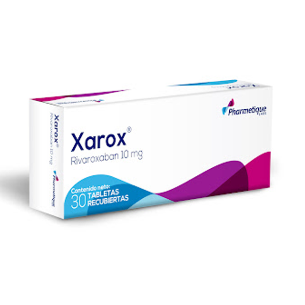 Xarox Rivaroxaban 10Mg X 30 Tabletas Pharmatique