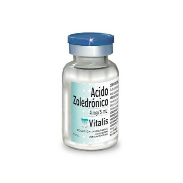 Ácido Zoledrónico Ampolla 4Mg/5Ml I.V Vitalis