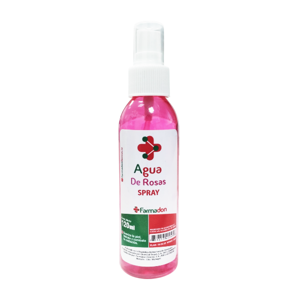 Agua De Rosas Spray 120Ml. Farmadon
