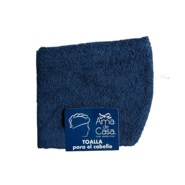 Ama De Casa Toalla Cabello Denim 1Pg1T0550