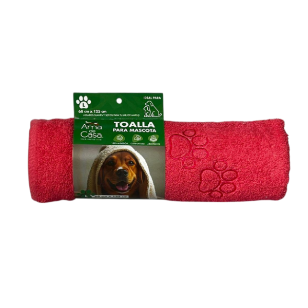 Ama De Casa Toalla Para Mascota Arrebol Talla L