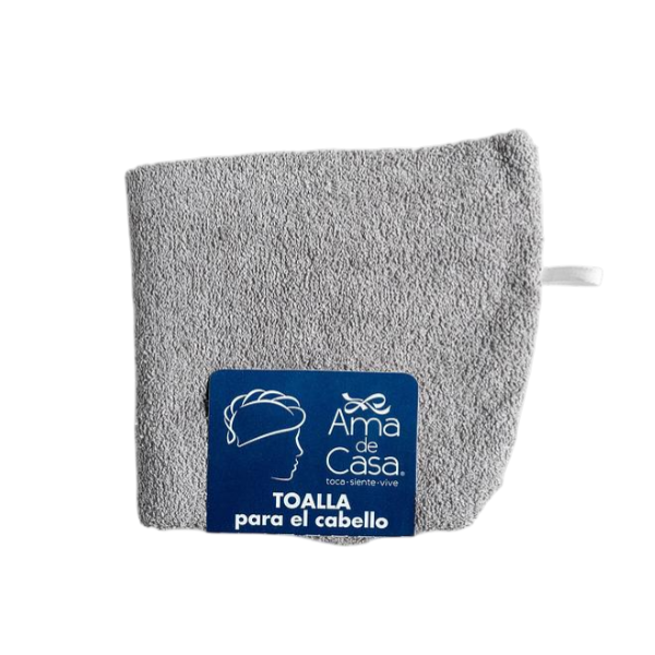 Ama De Casa Toalla Toalla Para Cabello Talla Unica Ceniza